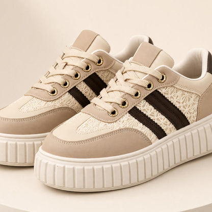 Sneakers Blandine beige - zoom