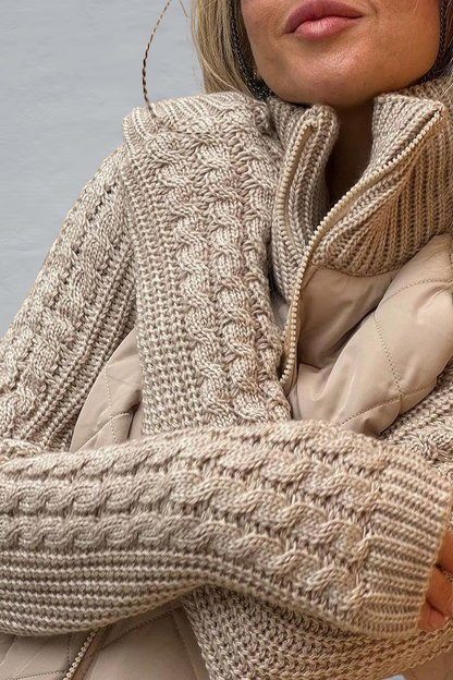 Veste zippée en maille