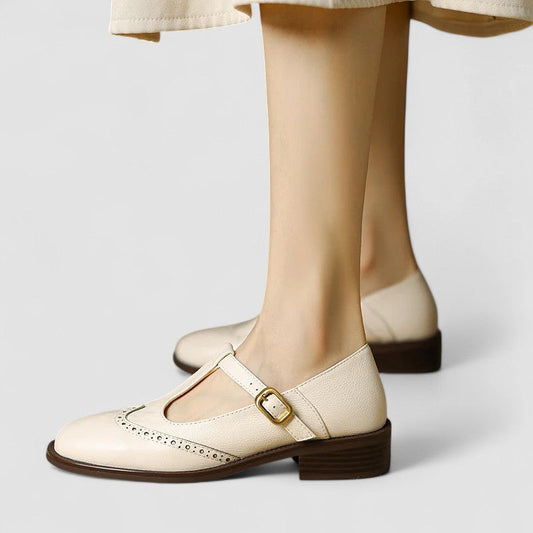 Ghita | Chaussures à bride en T brogue