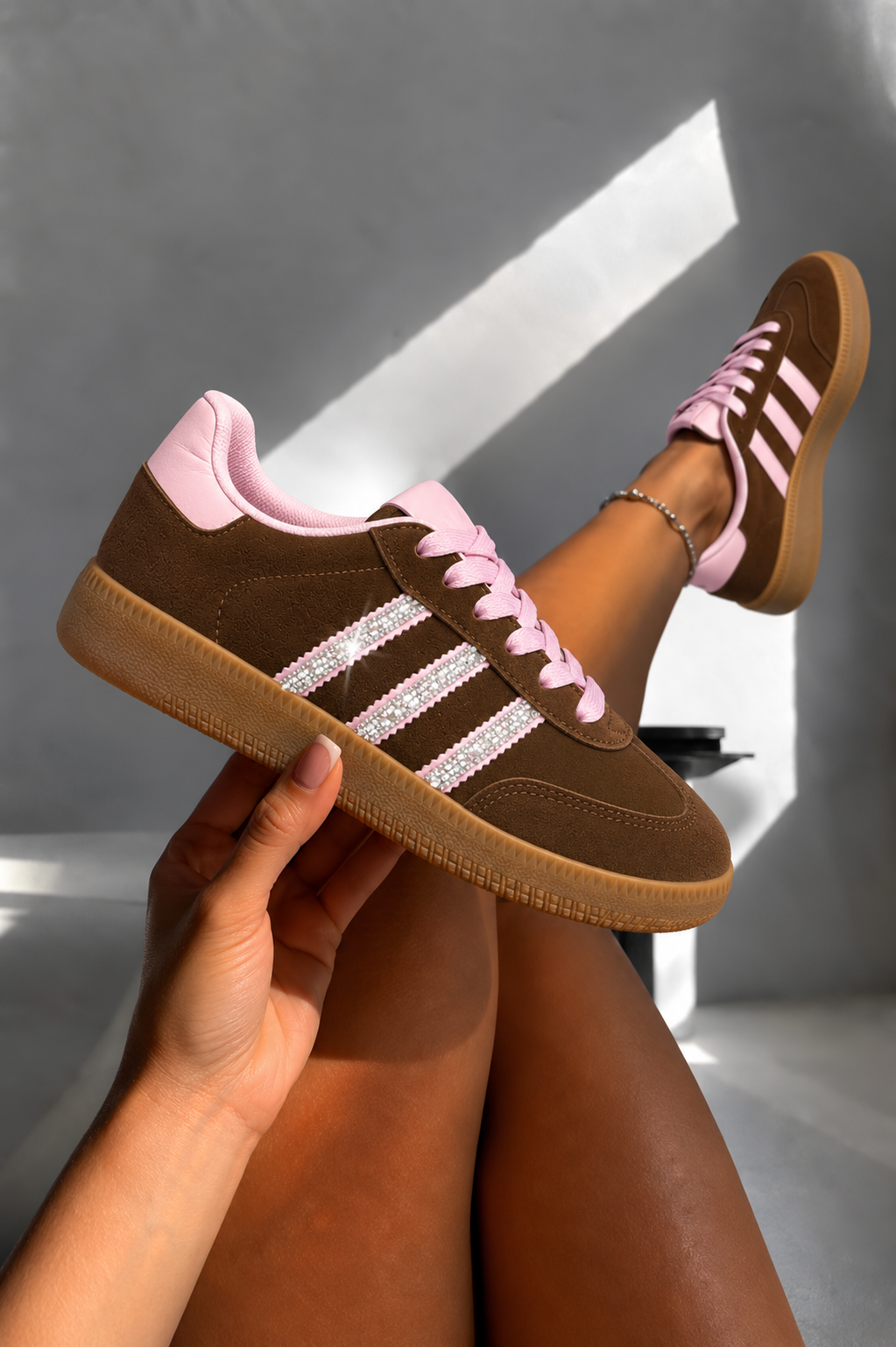 Marron et rose