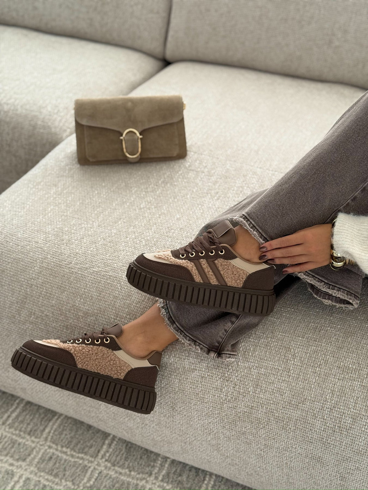Sneakers Blandine Moka - détail