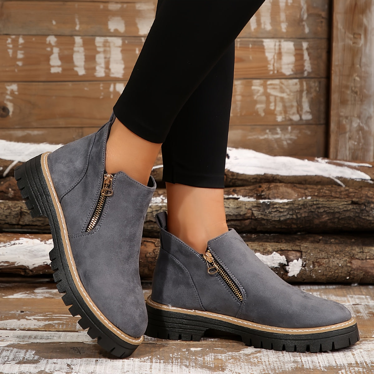 Bottines Orthopédiques - Gris