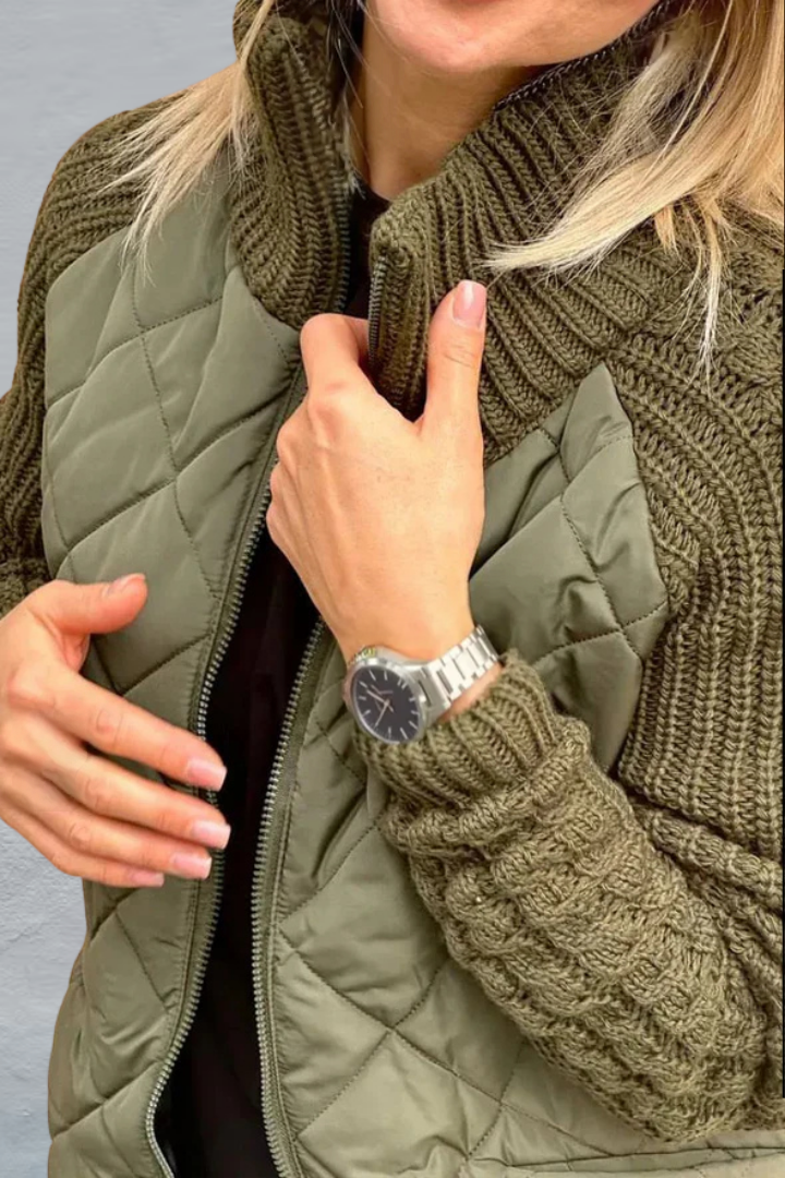 Veste zippée en maille
