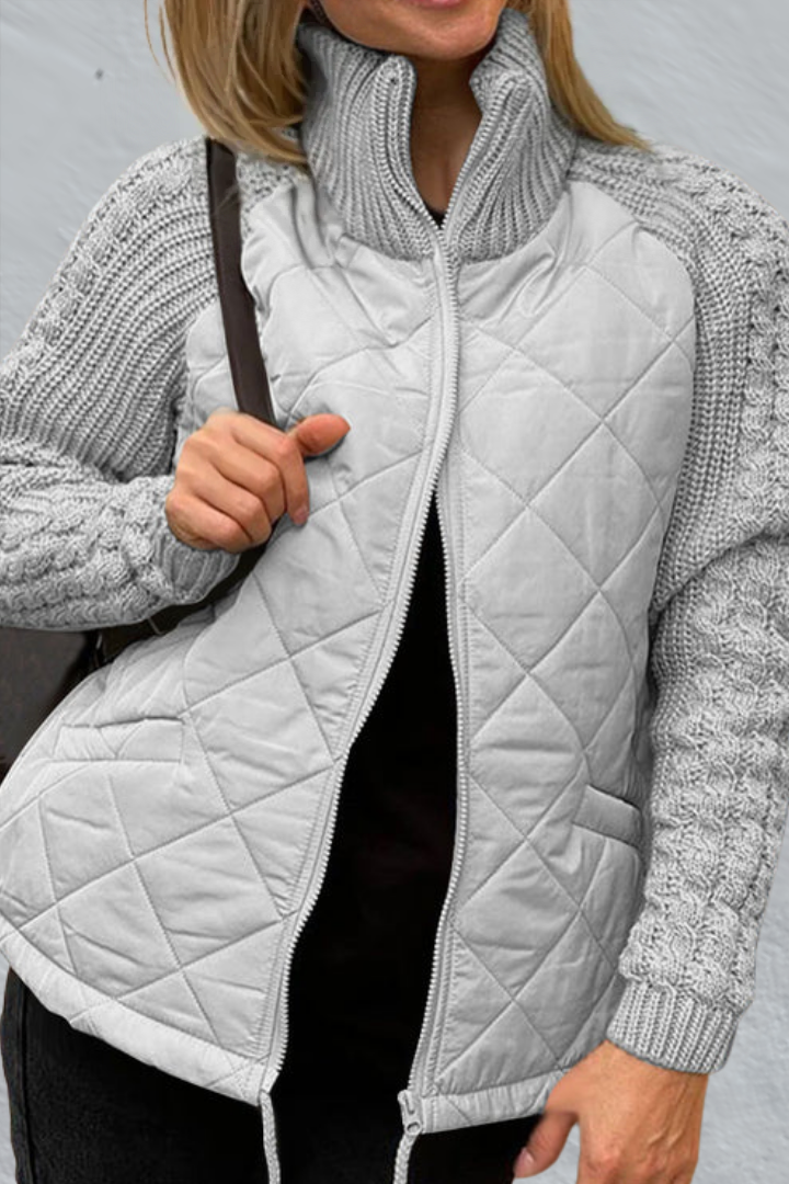 Veste zippée en maille