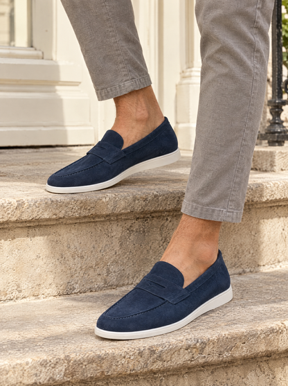 Mocassins Bancroft Marine - Vauclaire Paris