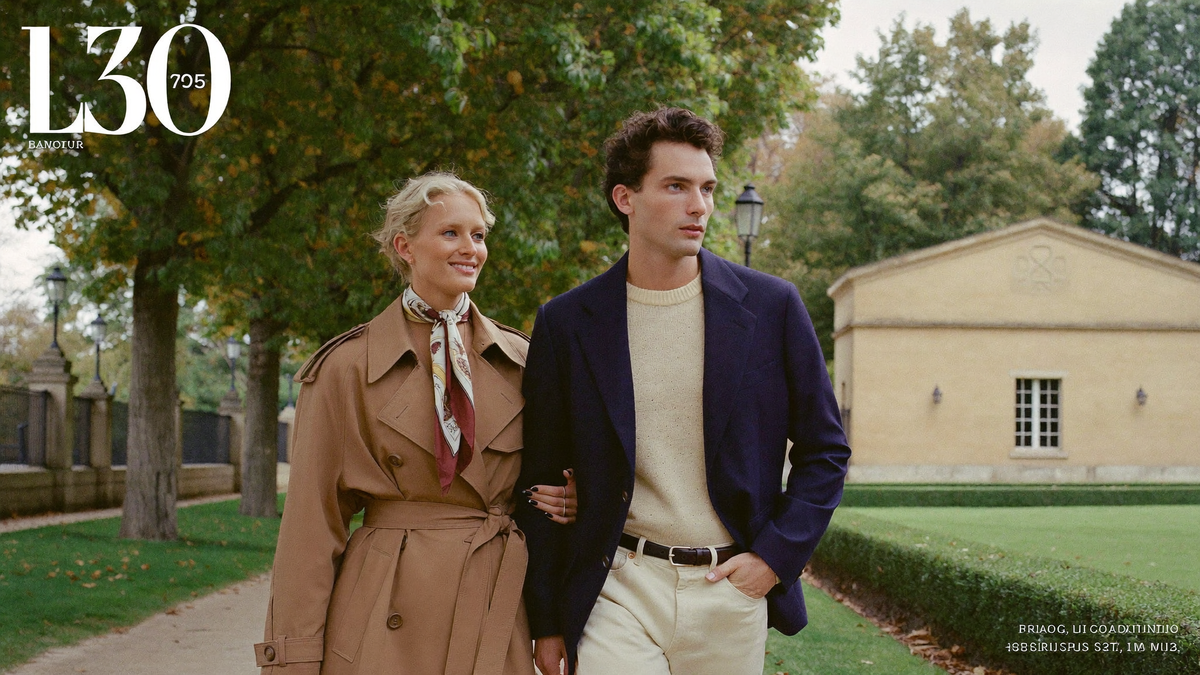 Vauclaire Paris - couple dans un jardin à la française